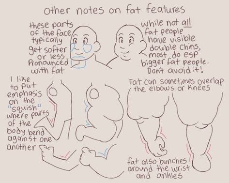 Drawing Fat Bodies, Fat Art Reference, How To Draw Fat Bodies, Drawing Resources, Body Type Drawing, Body References, Art Advice, Art Resources, Body Reference Drawing