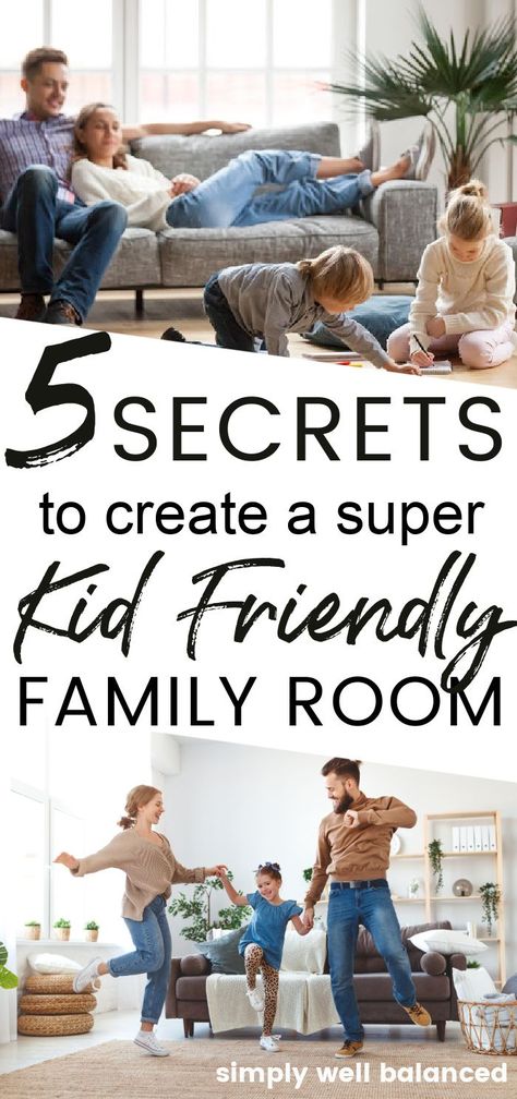 Functional Living Room Layout, Living Room Children Friendly, Family Room Toy Storage Ideas, Functional Living Room With Kids, Kids Friendly Living Room, Playroom Living Room, Baby Friendly Living Room, Kids Corner In Living Room, Minimalist Family Room