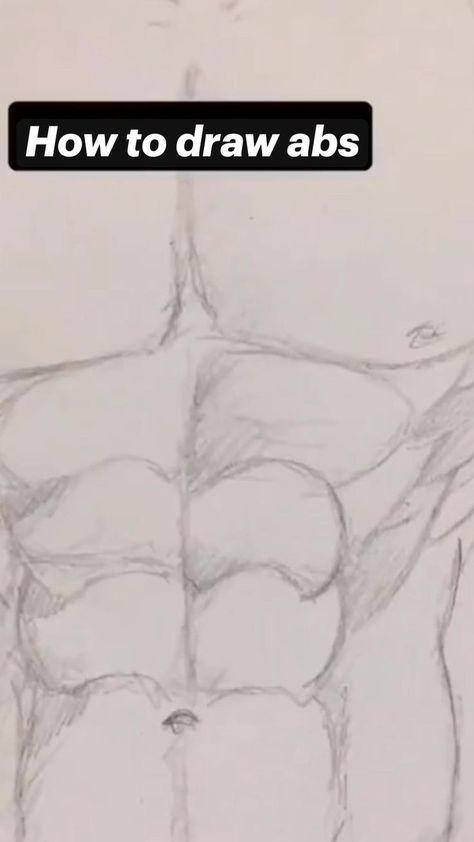 Simple Art Inspiration, How To Draw Abs, Abs Art, Body Drawing Tutorial, Sketches Tutorial, Drawings Simple, Anime Drawings Tutorials, Hand Art Drawing, Idea Pins