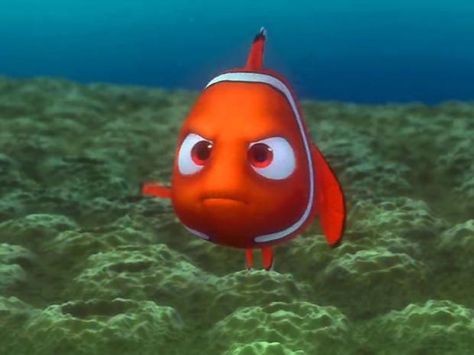 Nemo Blank Meme Template Finding Nemo 2003, Tipografi 3d, Disney Animated Movies, Film Disney, Walt Disney Pictures, Finding Dory, Wall E, Clown Fish, Finding Nemo