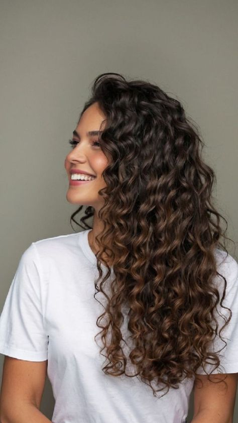 Long Curly Hairstyles With Layers, Curly Hairstyles With Layers, Hair For Wedding Guest, Spiral Perm Long Hair, Shampoo Commercial, Easy Long Hairstyles, Hairstyles With Layers, Long Natural Curly Hair, Hairstyles For Guys