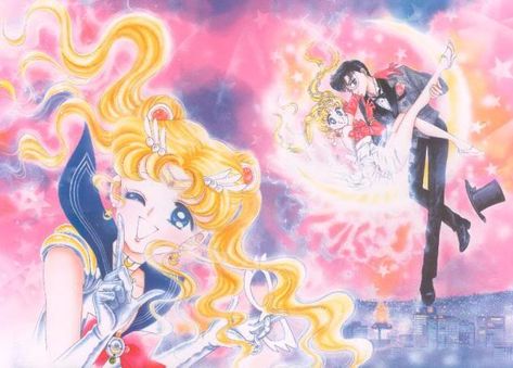 Sailormoon, artwork by Naoko Takeuchi Sailor Moon Background, Sf Wallpaper, Powerpuff Girls Characters, Naoko Takeuchi, Arte Sailor Moon, Tuxedo Mask, Sailor Senshi, Sailor Moon Usagi, Sailor Moon Aesthetic