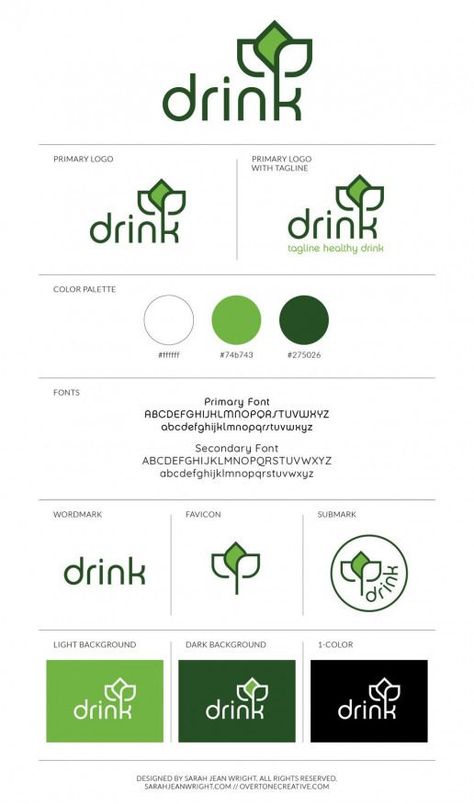 Behance Presentation, Logo Layout, Logo Design Presentation, Type Of Logo, Logo Guidelines, Brand Guidelines Design, Drink Logo, Logo Youtube, Desain Ui