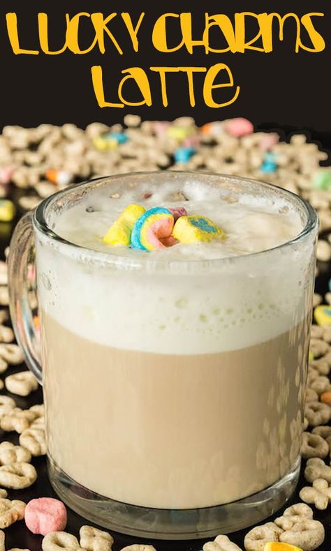 Cereal Party, Clear Coffee Mug, Tea Breakfast, Lucky Charms Marshmallows, Lucky Charms Cereal, Magically Delicious, Caffeine Queen, Cereal Milk, St Patricks Day Food