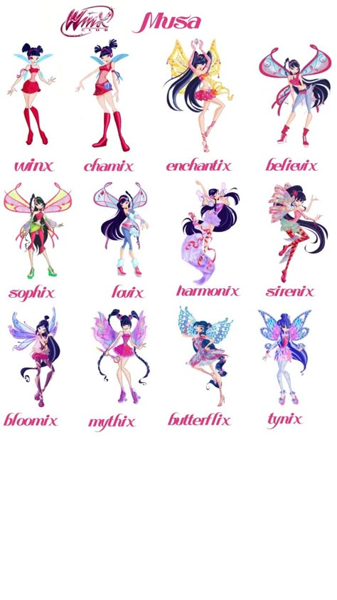 Musa Transformation Winx Club, Winx Club Musa Transformation, Musa Transformation, Winx Club Musa, Musa Winx, Preppy Girls, Mermaid Fairy, Ever After High, Art Series