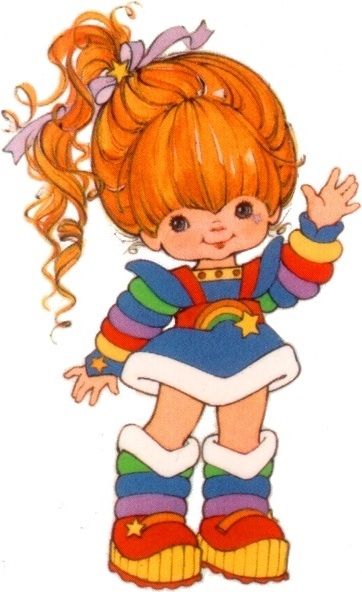 Rainbow Brite Stickers, Trend Makeup, Theme Tattoo, 80s Cartoon, Rainbow Bright, 80s Cartoons, Rainbow Brite, Trendy Top, Old Cartoons