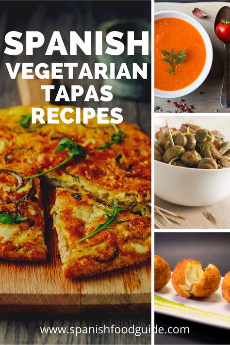 Are you in the mood for some delicious vegetarian food at home? Here are Spanish Vegetarian Recipes and vegetarian tapas which are both easy and delicious. Vegetarian Tapas, Vegetarian Dinner Party, Spanish Dinner, Tapas Dinner, Spanish Tapas Recipes, Spanish Appetizers, Tapas Menu, Tapas Dishes, Tapas Recipes