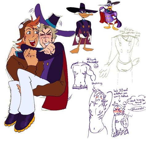 Ducktales Launchpad X Drake, Darkwing Duck Fanart, Launchpad X Drake, Duck Fanart, Disney Afternoon, X Drake, Aesthetic Disney, Darkwing Duck, Disney Ducktales