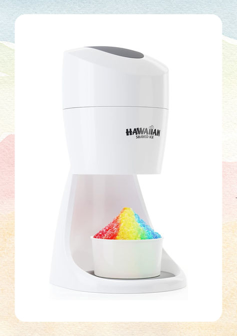 Snow Cone and Shaved Ice Machine! #summer #aesthetic #ad Shaved Ice Syrup, Shaved Ice Machine, Snow Cone Syrup, Snow Cone Maker, Hawaiian Shaved Ice, Snow Cone Machine, Ice Shavers, Round Ice, Ice Cup