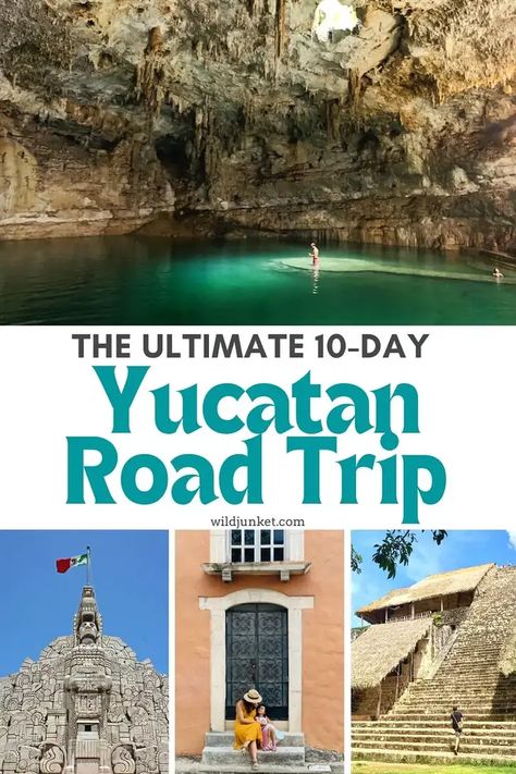 Yucatan Road Trip: My 10-Day Yucatan Itinerary [2023] - Mexico Travel Blog Cozumel Island, Holbox Island, Mexico Itinerary, Tulum Ruins, Yucatan Mexico, Yucatan Peninsula, California Travel Road Trips, Cancun Mexico, Quintana Roo