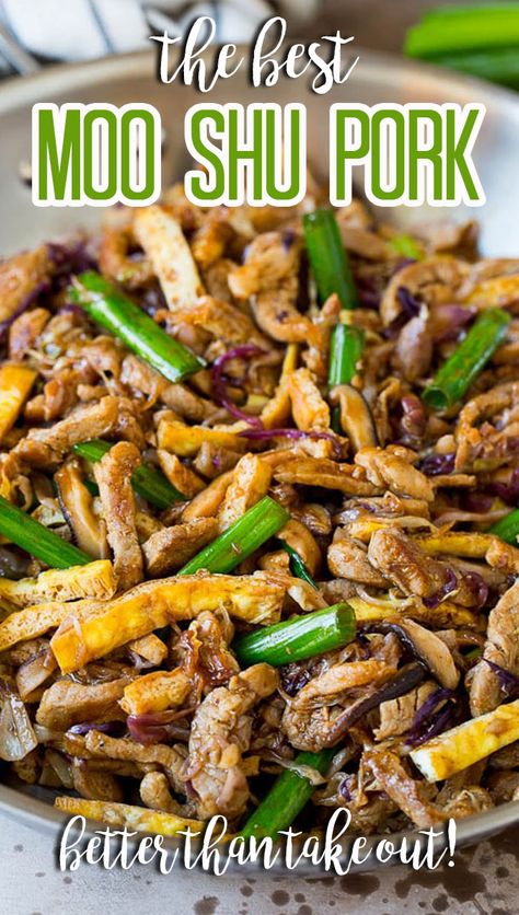 Keto Moo Shu Pork, Mushu Pork Recipe, Thai Pork Stir Fry Recipes, Thinly Sliced Pork Loin Recipes, Moo Shu Pork Recipe, Pork Tenderloin Stir Fry Recipes, Pork Loin Stir Fry Recipes, Pork Stir Fry Recipes Easy, Easy Authentic Chinese Recipes