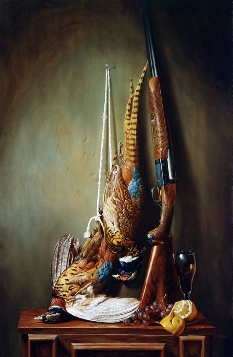 Beautiful still life Upland Bird Hunting, Upland Hunting, Quail Hunting, Deer Hunting Tips, Hunting Room, Hunting Art, Pheasant Hunting, Hunting Life, Bird Hunting