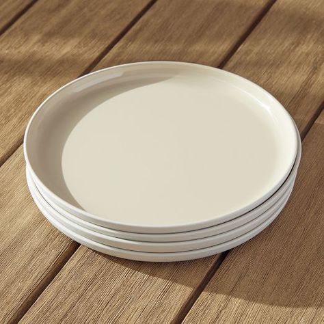 Rimmed Plates, Melamine Dishes, Melamine Dinnerware Sets, Outdoor Dinnerware, West Elm Kids, Melamine Dinner Plates, Stoneware Dinnerware Sets, Outdoor Dinner, Melamine Dinnerware