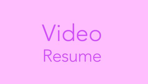 How to Make a Favorable Impression with your Video Resume The newest trend in hiring and HR is the video resume or introduction.  Employers are really embracing the medium because they can engage with the  applicant and get to know more about them.  As this becomes the norm and  employers feel more at ease, job seekers will need to learn how to take  advantage of this new job search tool. It’s a great way of introducing  yourself to the person doing the hiring. Video Introduction, Introducing Yourself, Video Resume, My Cv, Cover Letters, Job Seekers, Cover Letter For Resume, Job Application, Job Seeker