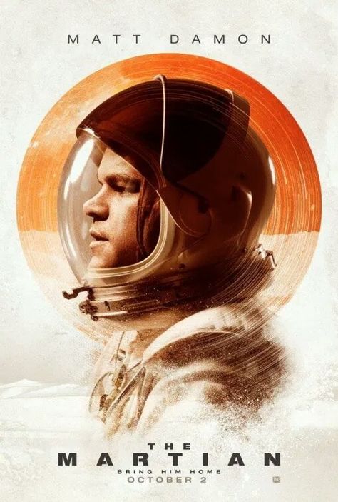 The Martian Film, Space Movie Posters, Mark Watney, In Spectre, Hollywood Poster, Space Movies, Galaxy Movie, Medical Posters, Planet Mars