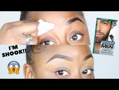 EYEBROW HACKS -- TINTING WITH MENS BEARD DYE ? YouTube Eyebrow Tinting Diy, Eyebrows At Home, Brow Filler, Dye Eyebrows, Mens Beard, Beard Dye, Permanente Make-up, Eyebrow Shapes, Eyebrow Hacks