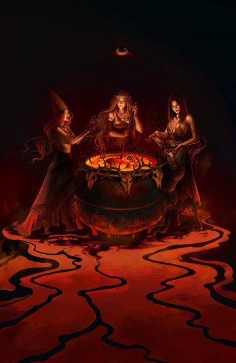 Untitled Witches Coven, Three Witches, Witch Coven, The Witcher Books, Witch Costumes, Witcher Art, Fantasy Magic, 다크 판타지, Witch Magic