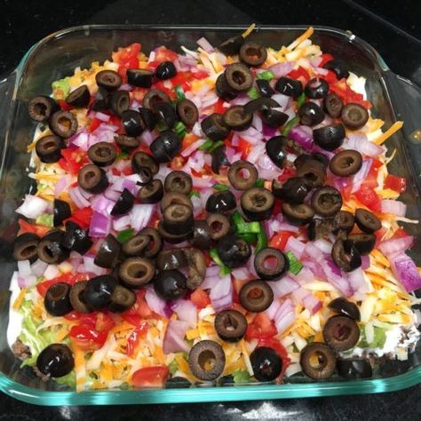 Keto 7 Layer Dip « Keto Naturopath Keto Approved Foods, 7 Layer Dip, Bbq Appetizers, Football Parties, Dairy Free Pumpkin, Superbowl Appetizers, Pumpkin Ice Cream, Layer Dip, Red Onion Relish