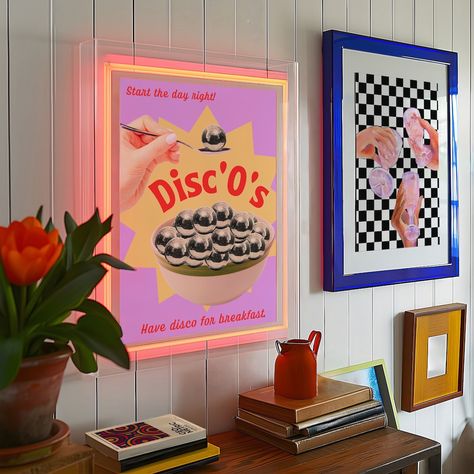 This Digital Prints item by SaltyBicheStudio has 65 favorites from Etsy shoppers. Ships from United States. Listed on 04 Mar, 2024 Weird Home Decor, Room Decor Maximalist, Funky Eclectic Decor, Disco Poster, Disco Ball Decor, Disco Ball Print, Funky Wall Art, Funky Decor, Indie Room Decor