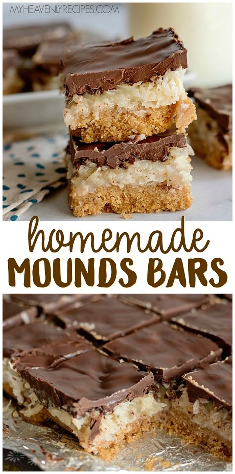 Mound Bars Recipe, Coconut Joy Candy Bars, Chubby Hubby Bars, Coconut Mounds Bars, Candy Bar Cookie Bars, Mounds Bars Recipe Almond Joy, Mounds Brownies Recipes, Mounds Cookies Recipe, Homemade Mounds Bars