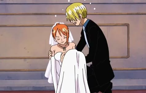 Sanji Y Nami, Nami X Sanji, Sanji X Nami, One Piece Screencaps, One Piece Ep, Sanji Nami, Paris Travel Photography, Anime Wedding, One Piece Photos