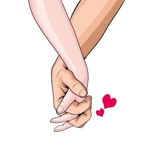 Hand Holding Couple Drawing, Hold Hands Couple, Couple Holding Hands Drawing, Hand Holding Couple, Couple Hands Holding, Holding Hands Illustration, Holding Hands Pics, Holding Hands Images, Holding Hands Pictures