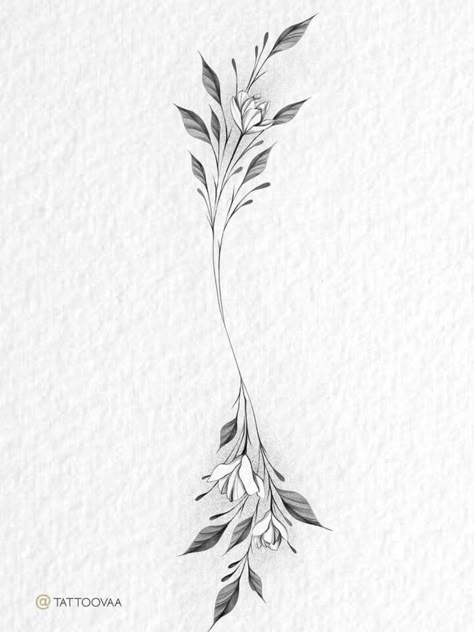 Flower Vine Tattoos, Tattoo Ideas For Female, Wrap Around Tattoo, Stylish Tattoo, Vine Tattoos, Śliczne Tatuaże, Floral Tattoo Design, Tattoos Henna, Tattoo Designs For Men