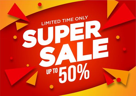 SUPER SALE BANNER TEMPLATE DESIGN Brand Layout, Payday Sale, Stock Clearance Sale, Harbor Freight, Business Banner, Stock Clearance, Fresh Image, Banner Template Design, Ten Thousand