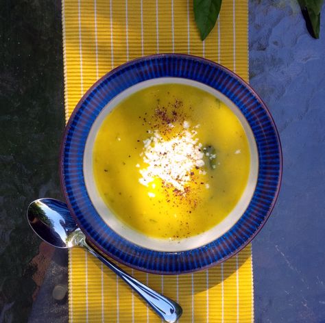 Patty Pan Squash Soup Recipe, Squash Soup Recipe Easy, Pan Squash, Pattypan Squash, Zucchini Soup, Squash Soup Recipe, Pampered Chef Recipes, Veggie Soup, Squash Soup