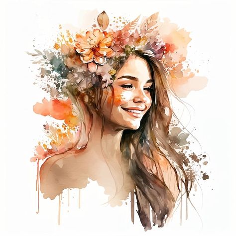 8 woman day portrait of a woman water co... | Premium Vector #Freepik #vector #8-march #8 #spring-card #greeting-background Woman Portrait Illustration, Background For Poster, Women Watercolor, Ancient Indian Art, Watercolor Vector, Watercolor Woman, Watercolor Portrait Painting, Abstract Portrait Painting, Vector Texture