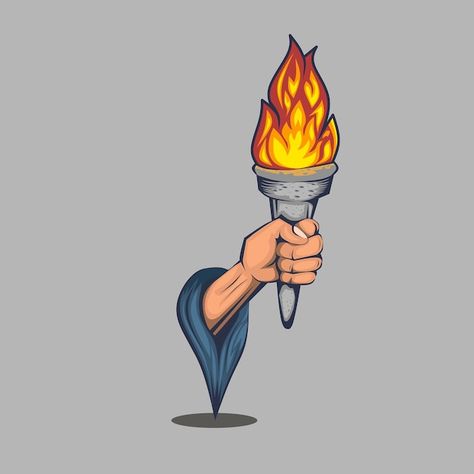 Hand Holding Torch, Holding Torch, Holding Fire, Guru Hargobind, Namaste Art, Comic Reference, Fire Torch, Dancer Painting, Adobe Photoshop Design