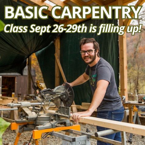 We regularly get comments and questions asking about why we teach WOMEN'S carpentry and express a wish that they could learn with us too- please know that in fact we DO teach regular old basic carpentry classes that are inclusive of all genders! ⁠ There is currently ONE all-genders Basic Carpentry session with availability from September 26-29th! If this is just what you've been wishing for, we hope you see this and jump on it.⁠ ⁠ Click for details and registration!⁠ ⁠ Basic Carpentry, Learn Carpentry, Woodworking Classes, Woodworking Skills, Used Tools, Power Tool, Asheville Nc, Field Trip, Asheville