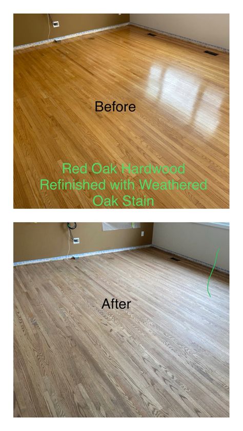 Restain Floors Before And After, Kitchen Flooring That Goes With Hardwood, Oiled Oak Floors, Hardwood Transition Between Rooms, Hardwood Floors Kitchen And Living Room, Weathered Oak Floor Stain, Change Hardwood Floor Color, Original Wood Floors Refinish, White Stained Wood Floors