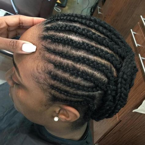 Cornrows With A Bun Braided Updo Natural Hair, Asymmetrical Hairstyles, Hairstyles With Glasses, Long Box Braids, Crochet Braids Hairstyles, Funky Hairstyles, Fringe Hairstyles, Natural Hair Braids, Braided Updo