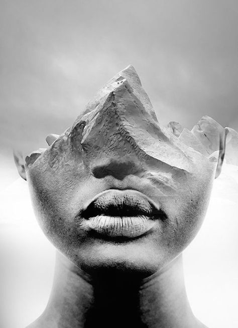 Spain-based artist Antonio Mora is an image cocktail mixer, as he calls himself on his official page. He creates stunning composite artworks out of ordinary images that he finds on the internet. His results are beautiful, mesmerizing portraits that look like pictures from another world. Double Exposure Portrait, Double Exposition, Double Exposure Photography, Women Warriors, Exposure Photography, Surrealism Photography, Landscape Canvas Art, Room Pictures, Abstract Portrait