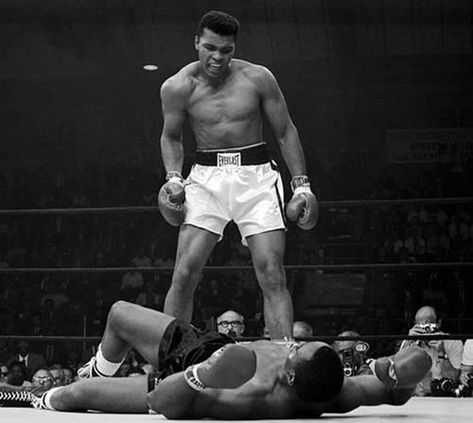 Muhammad Ali was, and still is the most iconic and influential boxer to ever lace up the gloves. He was propelled to superstardom not only for his great boxing prowess but his charisma in and outside of the ring. He captured 56 professional wins with only 5 losses that were later avenged gaining the heavyweight world title on 3 occasions. (inquisitr, 2012) Las Vegas Video, Muhammad Ali Poster, Muhammad Ali Quotes, محمد علي, Mohamed Ali, Boxing Ring, Muhammed Ali, Eric Thomas, Mohammed Ali