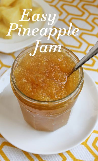 Food Lust People Love: Spread a little bright yellow sunshine on your morning toast with my easy pineapple jam. With just two main ingredients, it couldn’t be simpler. It also makes a great filling for muffins, cakes and buns. Quick jam made from fresh pineapples requires only heat and sugar and just a little bit of time. No water bath is necessary; just store it in a clean jar in the refrigerator. I can guarantee it won’t last long! Quick Jam, Pineapple Jam Recipe, Morning Toast, Pineapple Jam, Marmalade Recipe, Jam Recipes Homemade, Canning Jam, Homemade Jelly, Yellow Sunshine