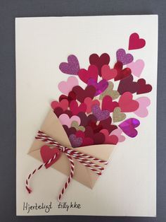 Valentines Day Cards Diy, Valentines Day Cards Handmade, Easy Valentine Crafts, Diy Valentines Cards, Birthday Card Craft, Valentine Cards Handmade, Diy Valentines Decorations, Diy Valentine, Birthday Cards Diy