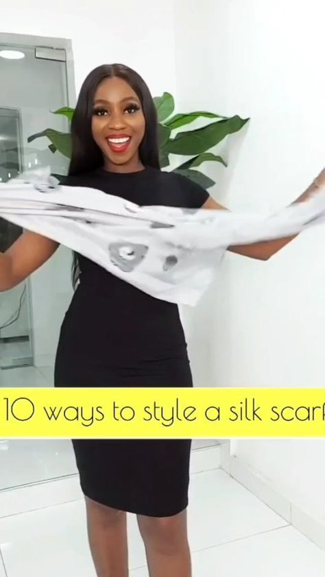 ms_asoebi on Instagram: Scarf lovers!! Here are 10 ways to complement that LBD with a scarf. Thanks to @jesuis_joanne Uniform Work, Womens Sheath Dress, One Shoulder Gown, Green Scarf, Fashion Business Casual, Scarf Dress, Black Gown, Black Suits, Neck Scarves