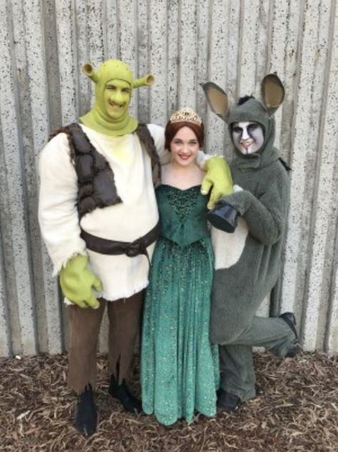 Halloween Costumes Shrek, Halloween Costumes Trio, 3 People Halloween Costumes, Disfarces Halloween, Trio Costumes, Kostuum Halloween, Clever Halloween, Classy Halloween Costumes, Matching Halloween Costumes