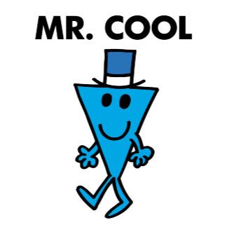 Mr. Men Little Miss - Mr Cool Classic Mr Men Little Miss Characters, Little Mr Characters, Mr Men Characters, Gym Signs, Mr Men Books, Men Books, Cool Pose, Men Personality, Mr Happy