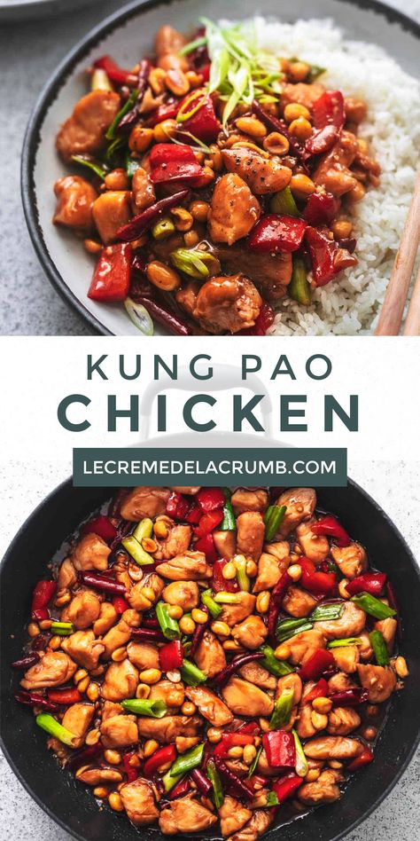 Alpha Gal Recipes, Easy Kung Pao Chicken Recipe, Kung Pao Chicken Recipe Easy, Kung Pao Sauce, Brined Chicken, Chicken Delight, Kung Pao Chicken Recipe, Alpha Gal, Asian Meals