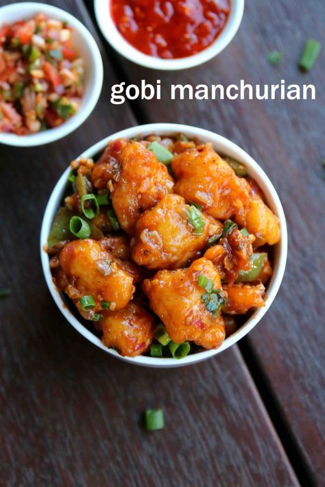 gobi manchurian recipe | how to make gobi manchurian dry recipe Manchurian Recipe Vegetarian, Gobi Manchurian Recipe, Cauliflower Manchurian, Manchurian Dry, Food Varieties, Veg Manchurian Recipe, Chinese Sauces, Gobi Manchurian, Chinese Street Food