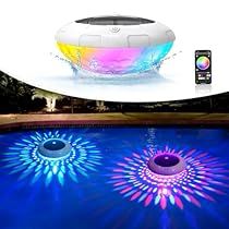 Lights For Pool, Solar Pool Lights, Floating Pool Lights, Lights For Garden, Pool Wedding, Dynamic Lighting, Light App, Solar Pool, Pool Lights