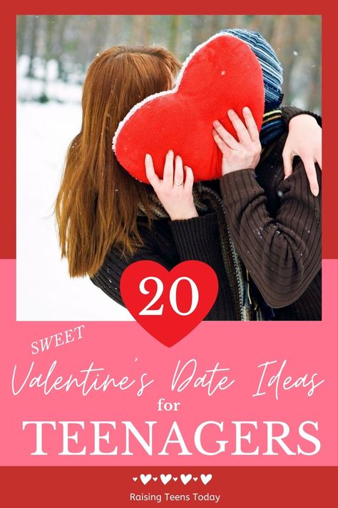 From a romantic horseback ride on a quiet trail to planning a sweet picnic for two, there are plenty of Valentine's Day date ideas for teenagers here to inspire you. And, the best part is, a lot of these are inexpensive (or downright cheap), so they won’t hit your wallet hard. Check out our 20 Sweet Valentine’s Date Ideas for Teenagers. #valentinesday #valentinesdateideas #valentinesdaydates #datenightideas #parentingteenagers Valentines Day Picnic Ideas Outdoor, Date Ideas For Teenagers, High School Couples, Picnic For Two, Valentines Date Ideas, Day Date Ideas, Teenage Romance, Teenage Love