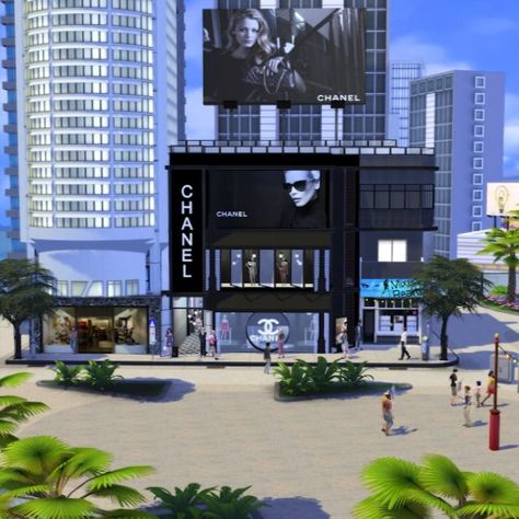 Chanel Dress Store (Update) In Game

Information:

- Contains: 1 dress store (Chanel).

- Lot size: 30/20 (can be used on any lot that has that size.)

- Filesize: 490 mb

- Expansions and used: Everything a little hehe. Luxury Retail Store, Dior Store, Lotes The Sims 4, The Sims 4 Lots, San Myshuno, Dior Shop, Modern House Floor Plans, Clothing Store Interior, Sims Building