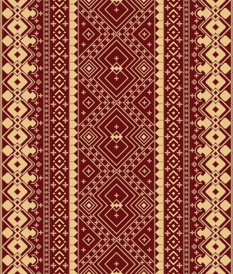 Traditional ethnic songket pattern motif... | Premium Vector #Freepik #vector #background #pattern #vintage #gold Tenun Pattern, Songket Design, Songket Pattern, Etnic Pattern, Fabric Texture Seamless, Traditional Background, Background Traditional, Brand Guidelines Design, Ethnic Background