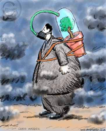 air-pollution-illustration                                                                                                                                                                                 More Save Planet Earth, Satirical Illustrations, Save Our Earth, Save Nature, Meaningful Pictures, Art Appliqué, Environmental Pollution, 판타지 아트, Air Pollution