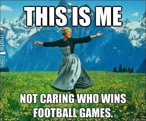 This is me, NOT caring about football. Julie Andrews, San Francesco, James Horan, Parenting Memes, Edward Styles, Sound Of Music, Make Me Smile, I Laughed, Tv Series