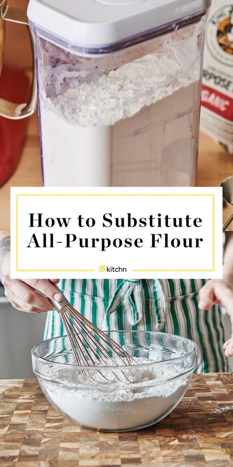 Out of All-Purpose Flour? Here's What to Use Instead. What To Make With Flour, Self Rising Flour Substitute, Almond Flour Substitute, All Purpose Flour Recipes, Cake Flour Recipe, Cake Flour Substitute, Healthy Flour, Bread Substitute, Flour Substitute